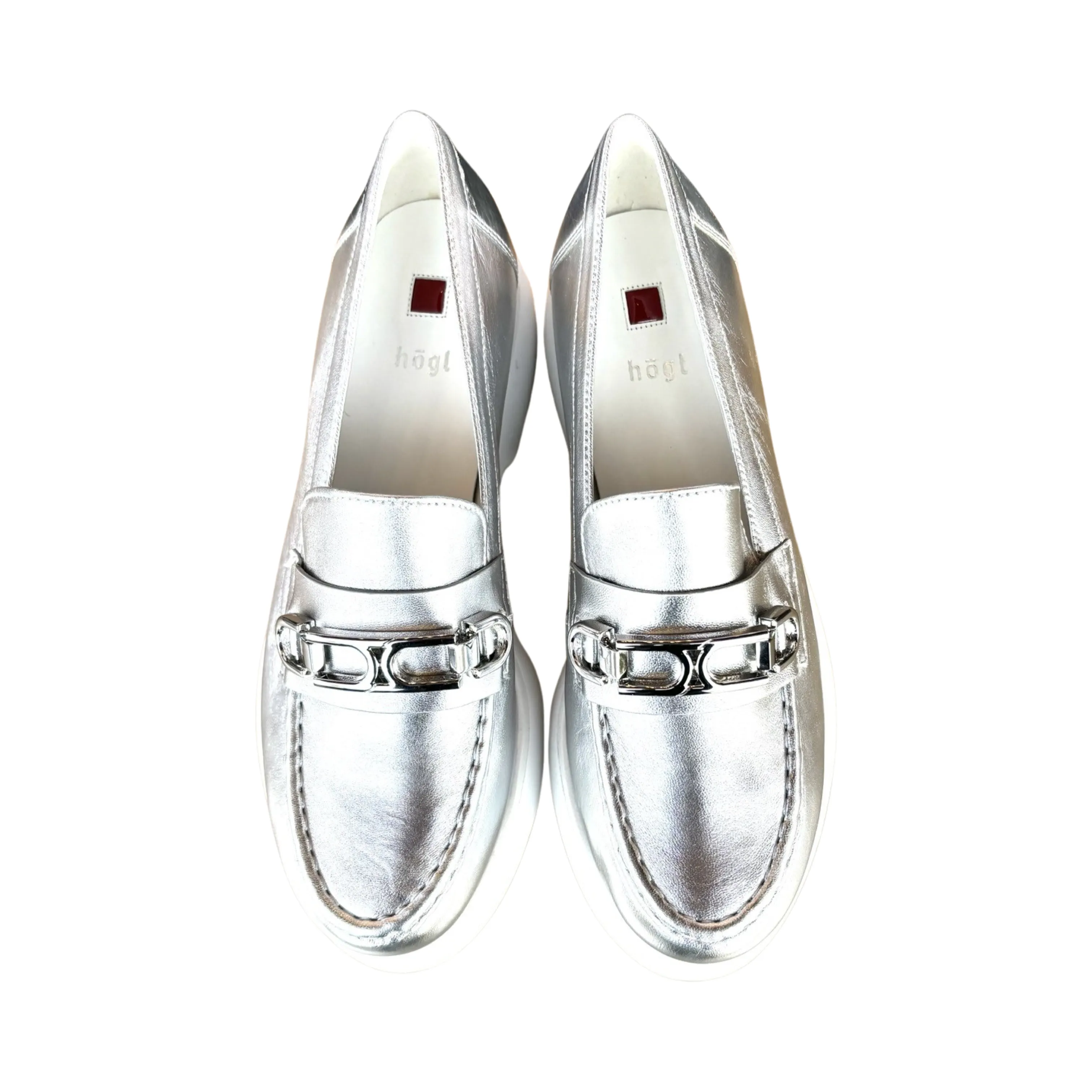 101631 Silver Platform Loafers