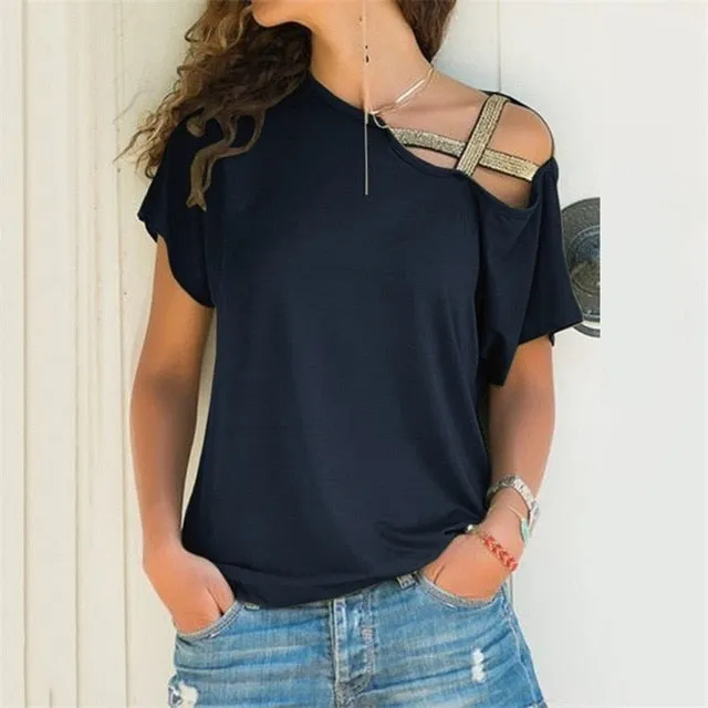 2021 GAOKE Sexy Off Shoulder blouse Shirt Women bodycon top Sizes S - 3XL