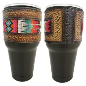 30 oz Tumbler ~ Black Beaded