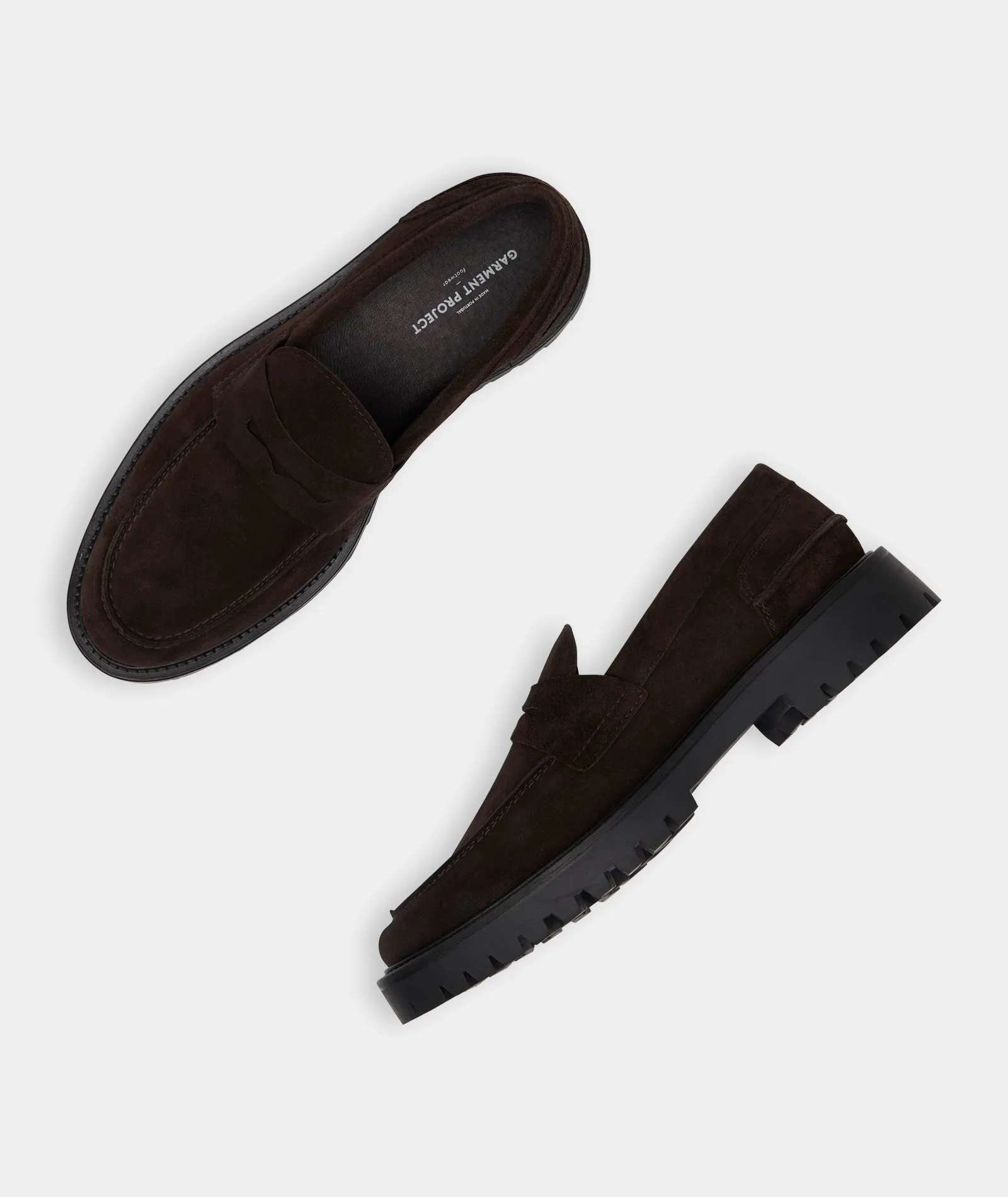 Aaron Penny Loafer - Brown Suede