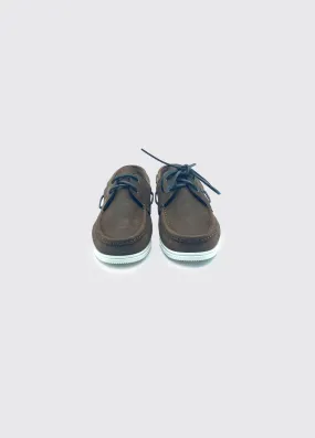 Admirals Ladies Deck Shoe - Walnut