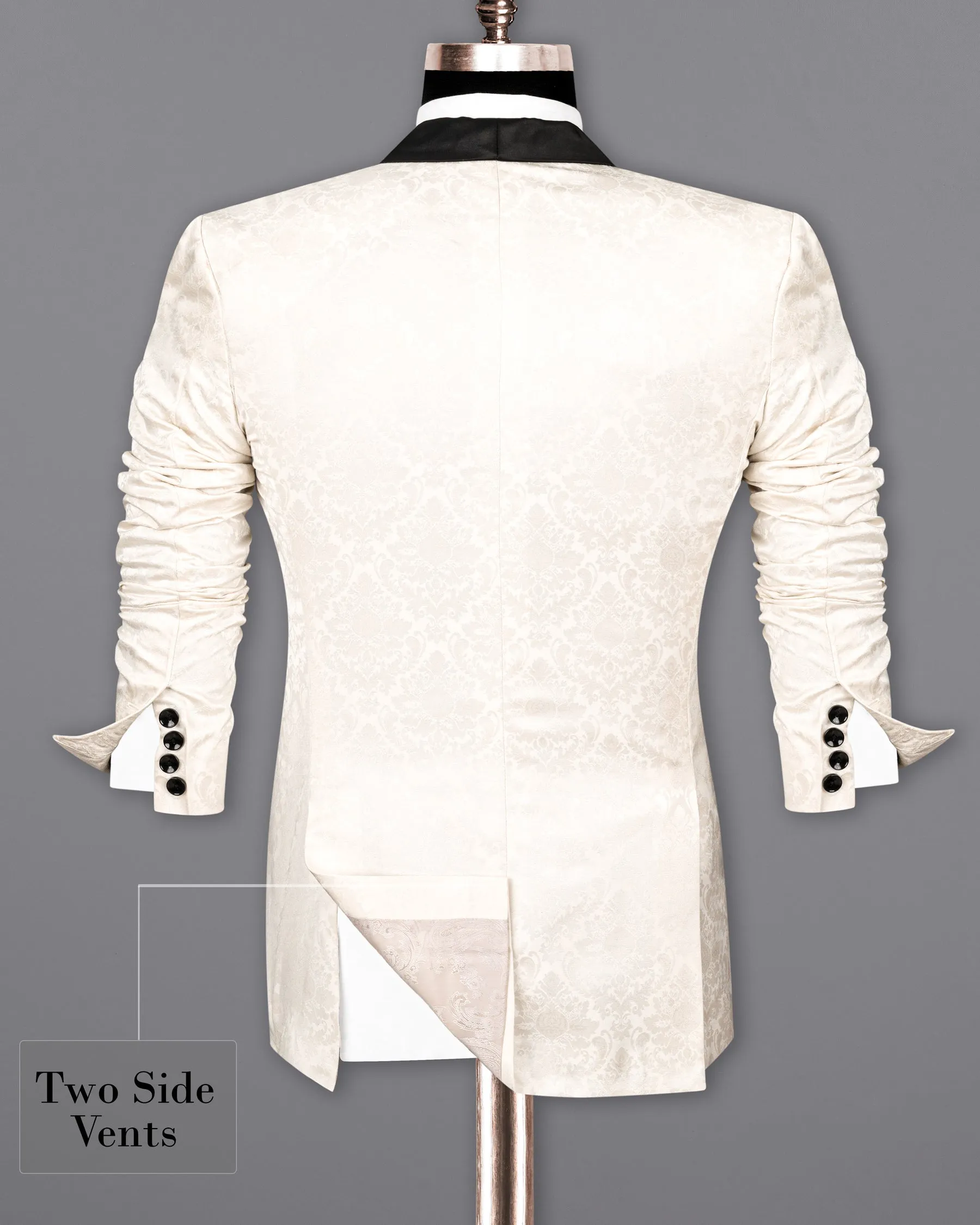 Alabaster Tuxedo Designer Suit