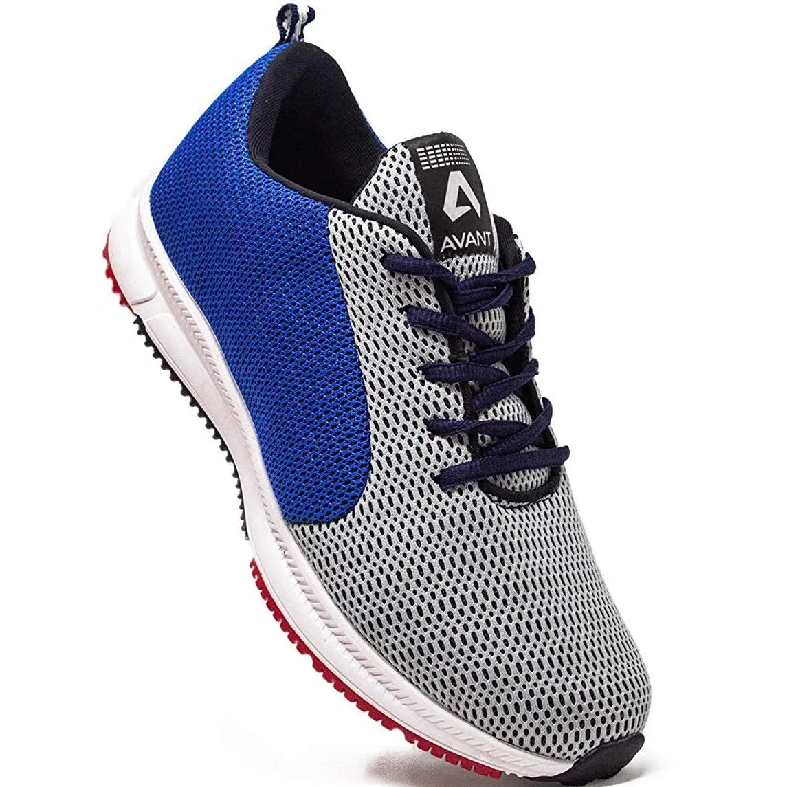 Avant Men's Lightweight Running and Walking Shoes - Grey/Navy