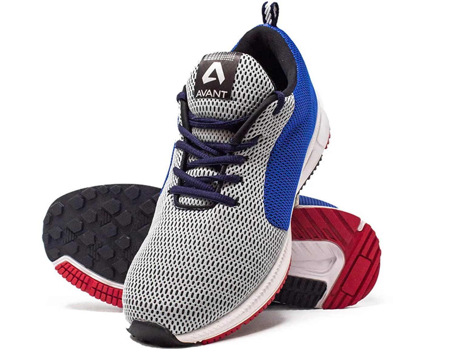 Avant Men's Lightweight Running and Walking Shoes - Grey/Navy