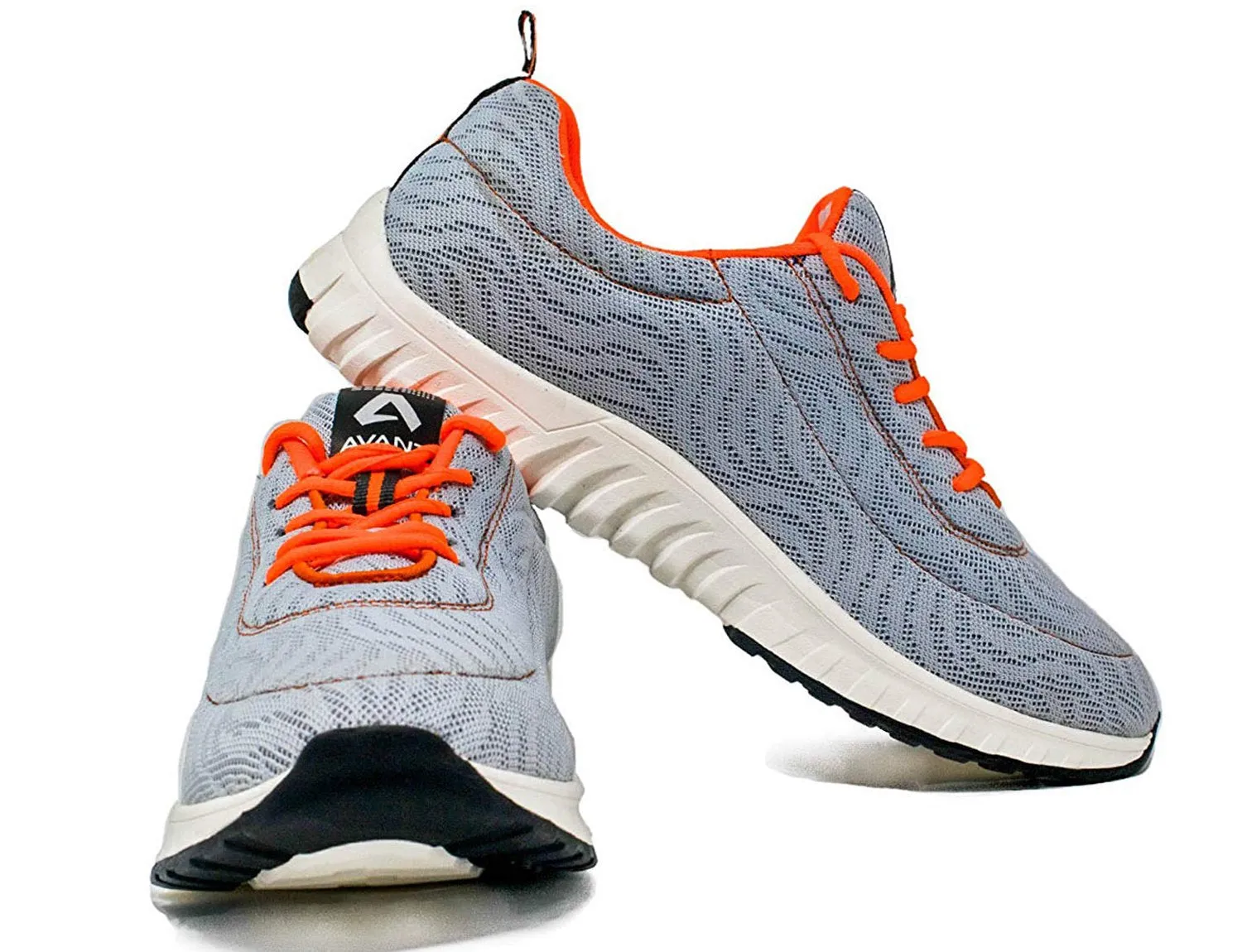 Avant Men's Rogue Running and Training Shoes - Grey/Neon Orange