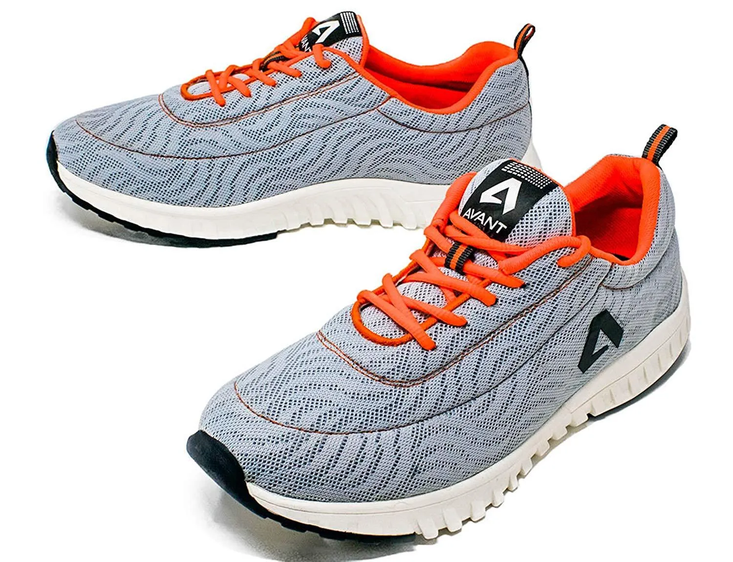 Avant Men's Rogue Running and Training Shoes - Grey/Neon Orange