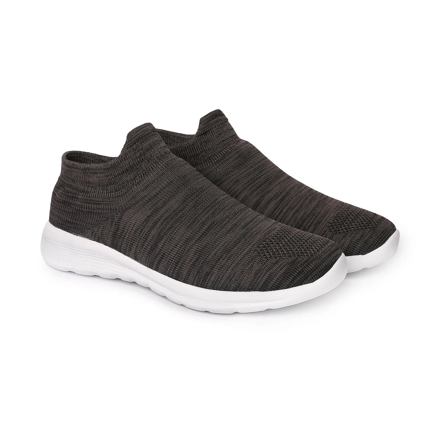 Avant Men's Transit Training & Walking Slip On Shoes - Dark Grey/Black