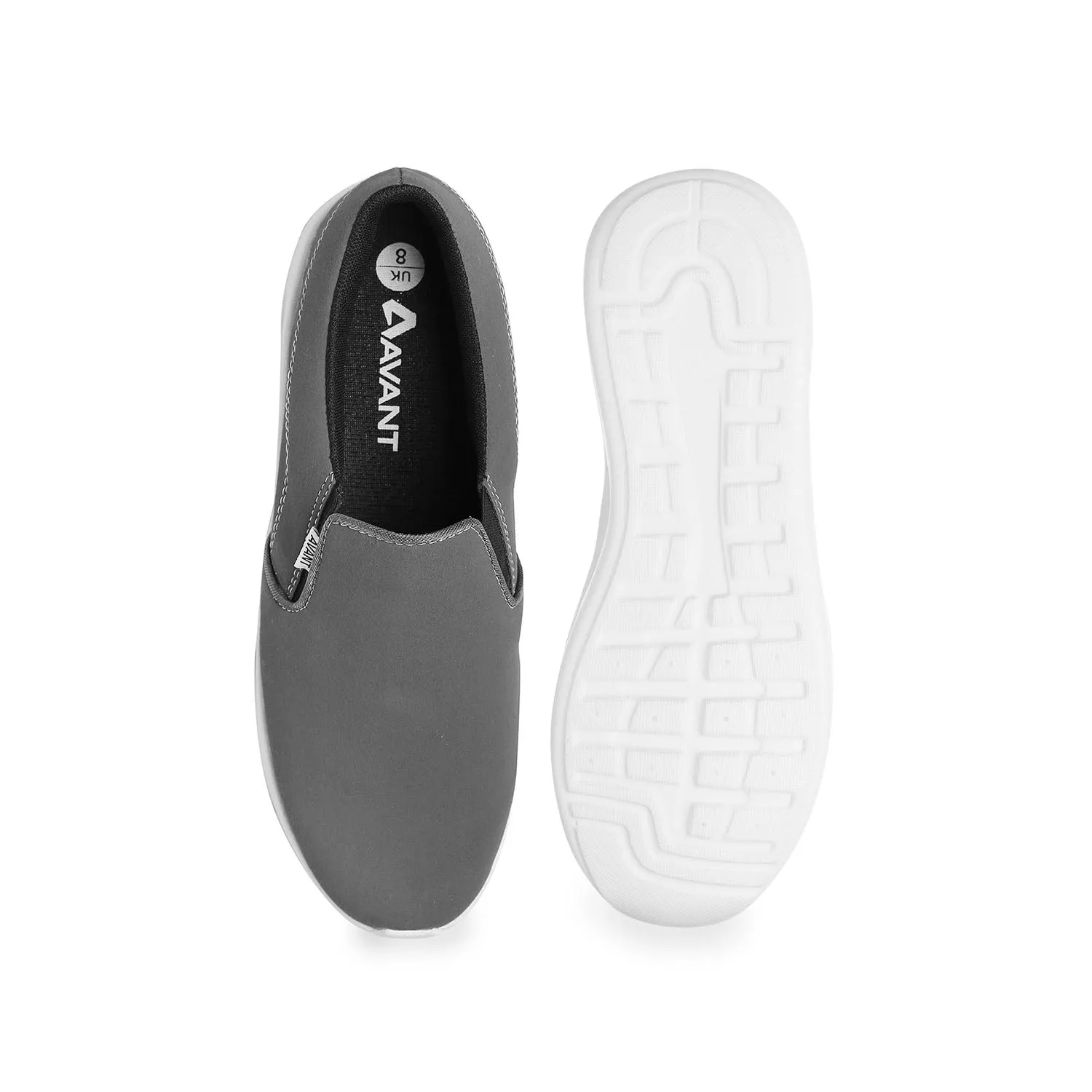 Avant Men's Vital Training & Walking Slip On Shoes - Grey