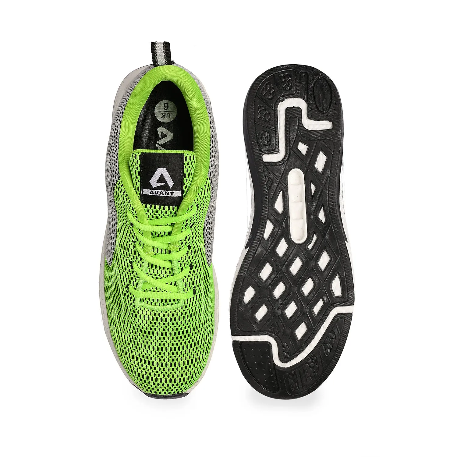 Avant Women's  Lightweight Running & Walking Shoes - Parrot Green/Grey