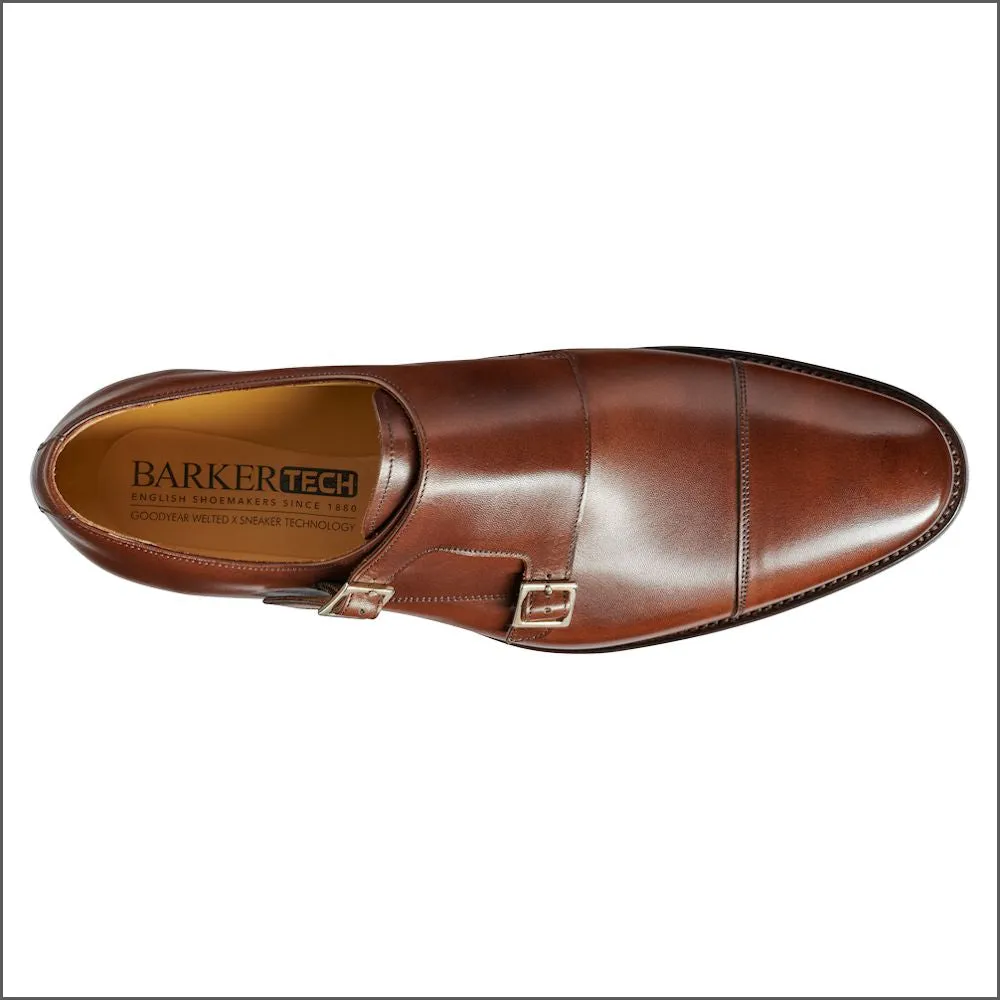 Barker Edison Dark Walnut Calf/