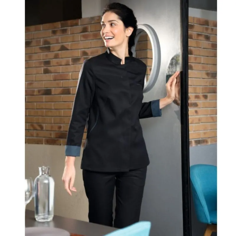 Black Chef Trousers ECUME Seaqual - ROBUR