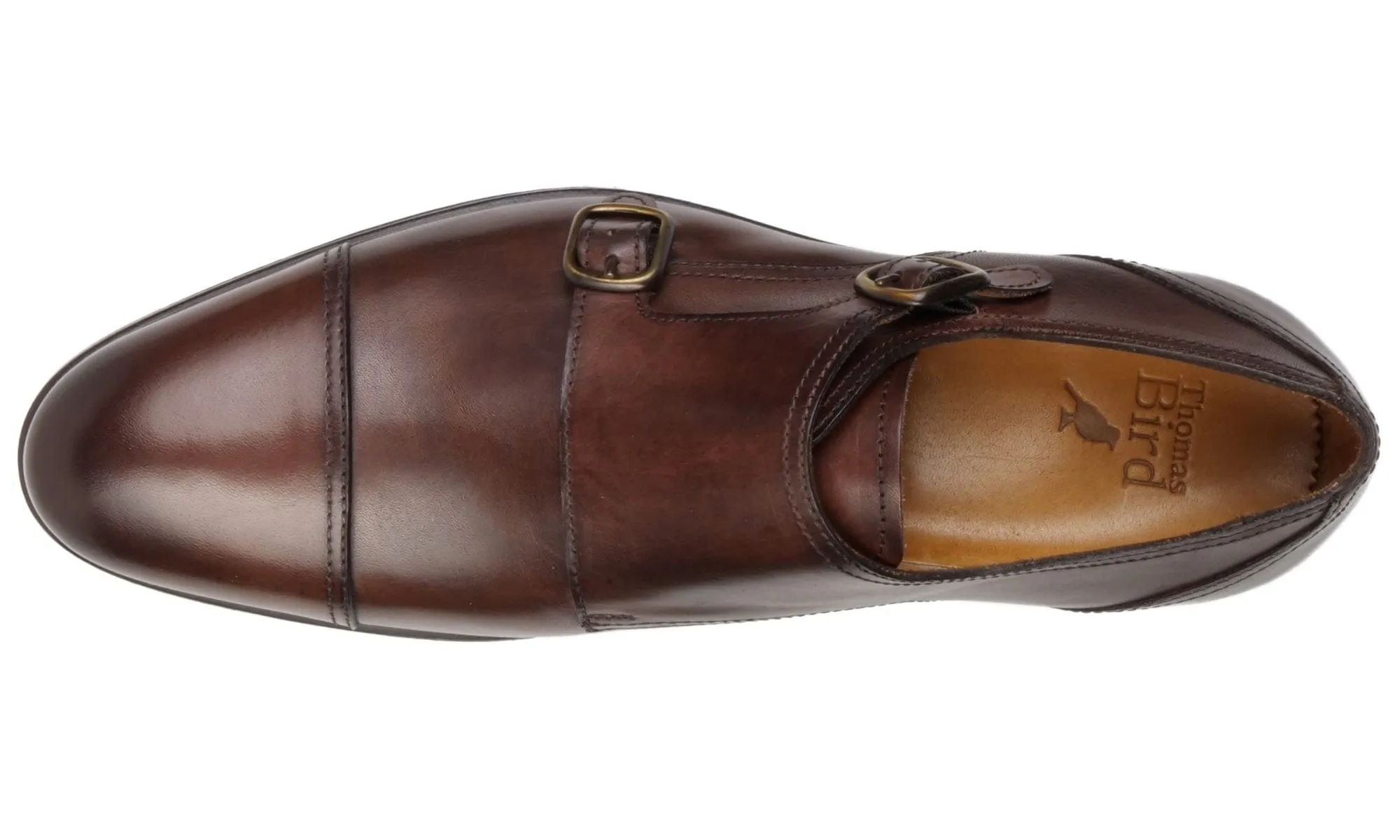 Bourne Monk Strap Brown