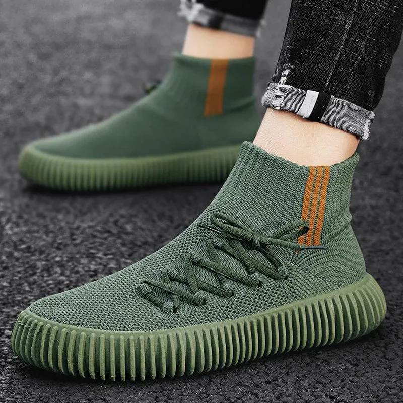 Breathable Men's Running Sock Shoes Classic Sneakers