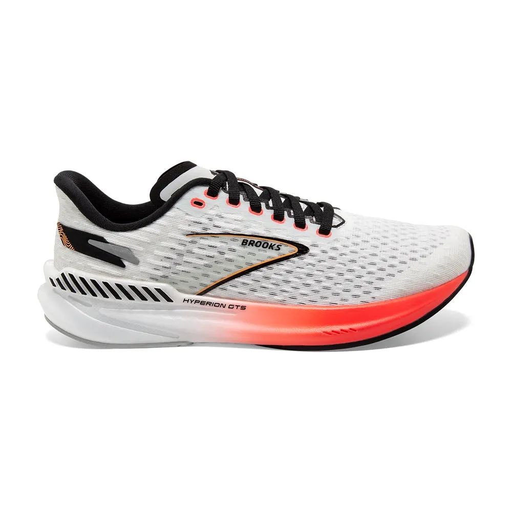 Brooks Hyperion GTS (Womens) - Blue/Fiery Coral/Orange