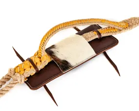 Bull Rope Pad with Cowhide Flap Cover