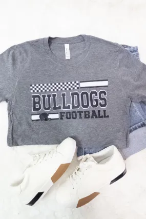 Bulldog Checkered Helmet Tee