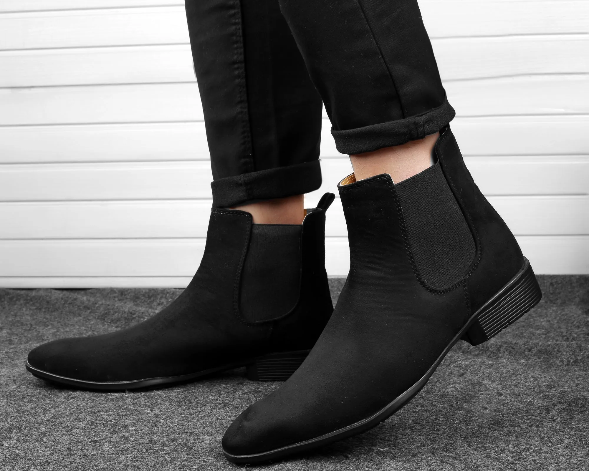 Bxxy's Men's Party Wear Casual Chelsea Boots