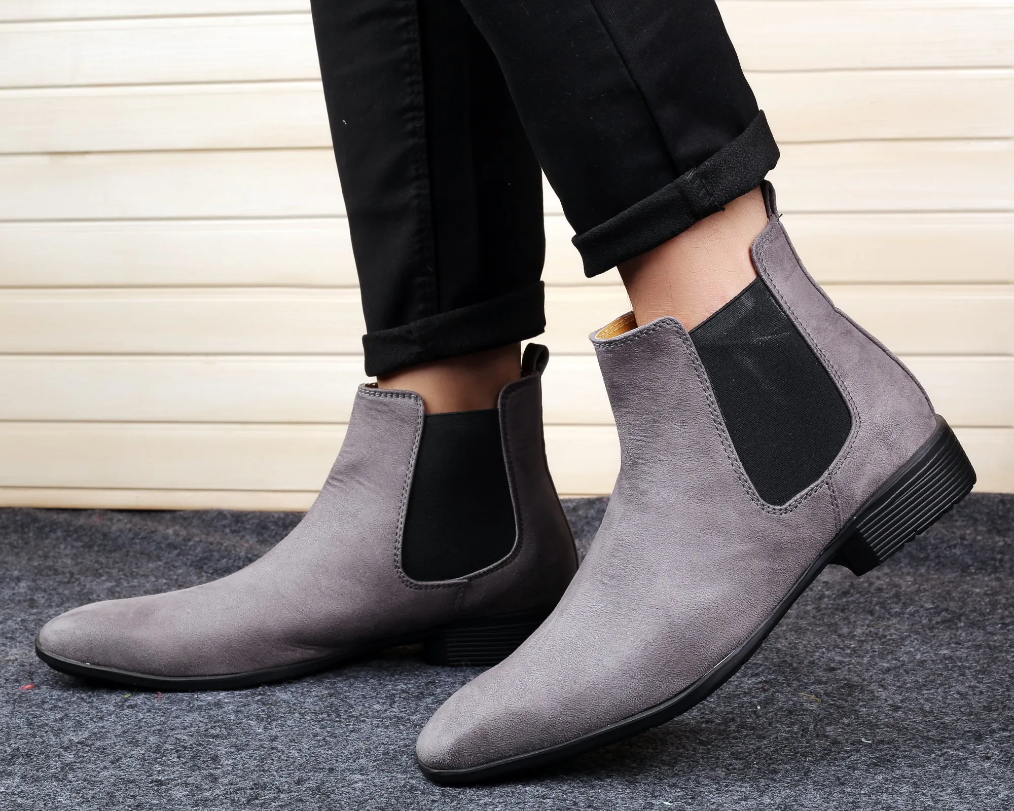 Bxxy's Men's Party Wear Casual Chelsea Boots