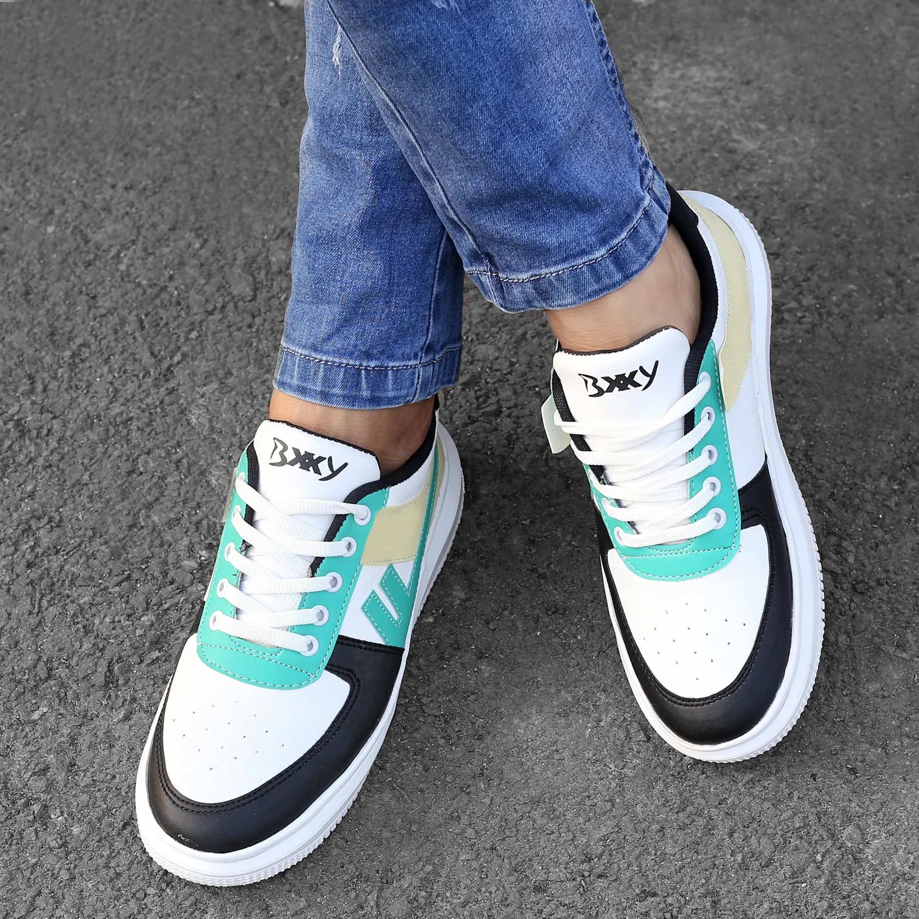 Bxxy's Smart Look Sneaker Lace-up Shoes for Men