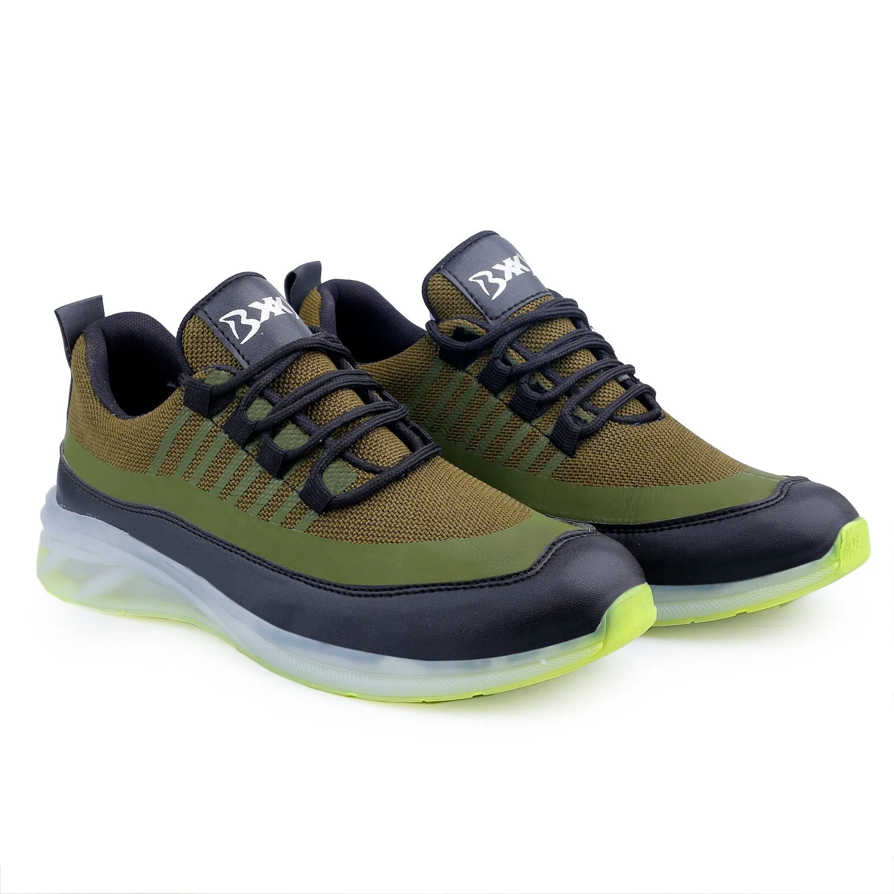 Bxxy's Trendiest Sports Walking Shoes For Men on Transparent Sole