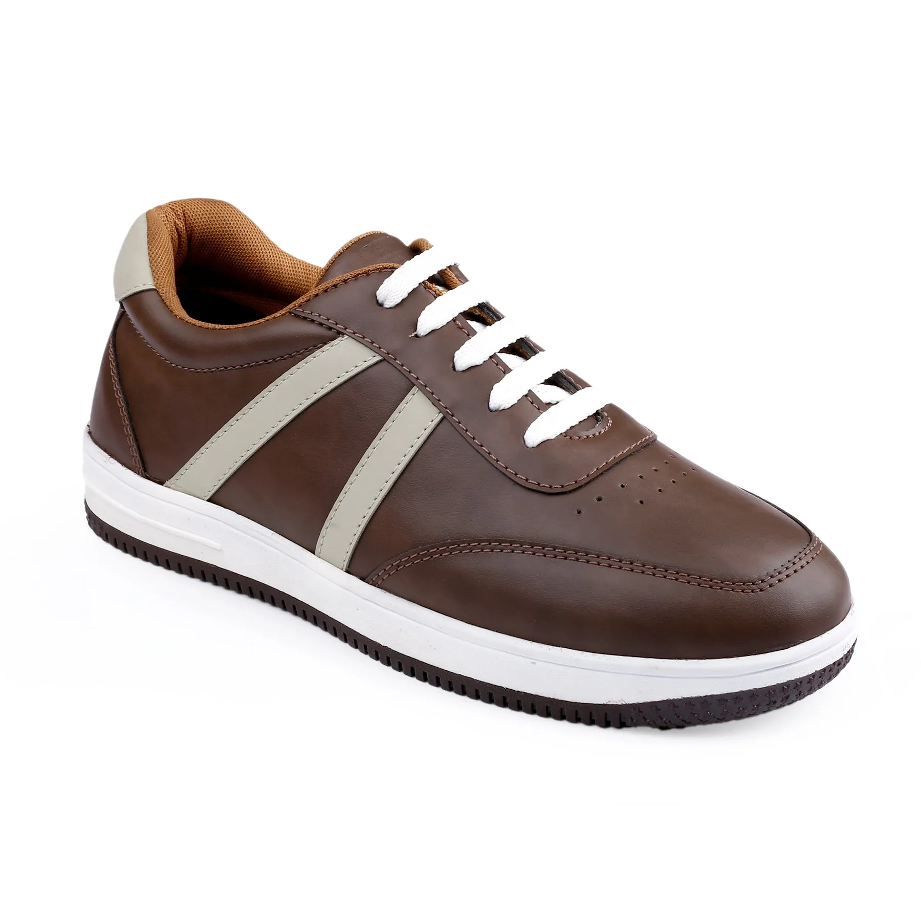 Bxxy's Ultra Comfortable Striped Lace-up Shoes for Men