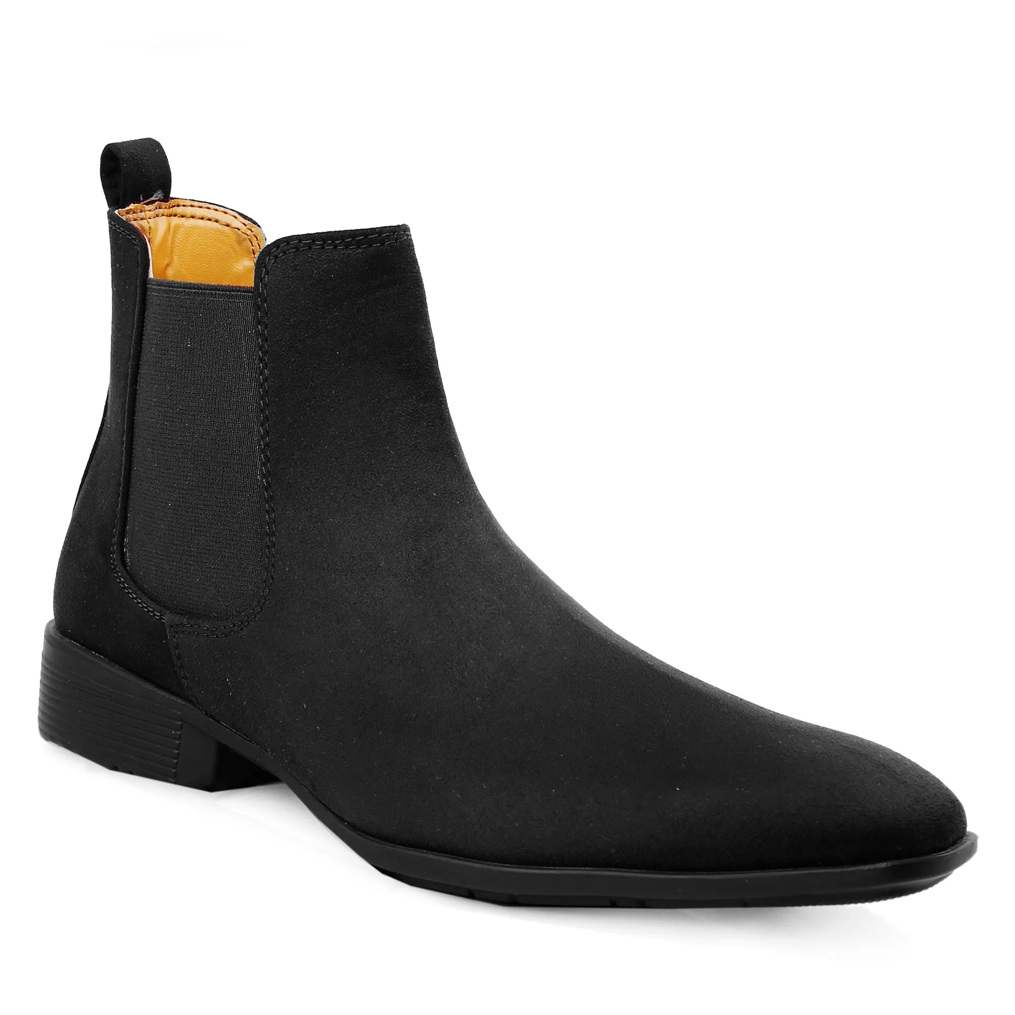 Bxxy's Vegan Suede Ultra Comfortable Slip-on Boots for Men