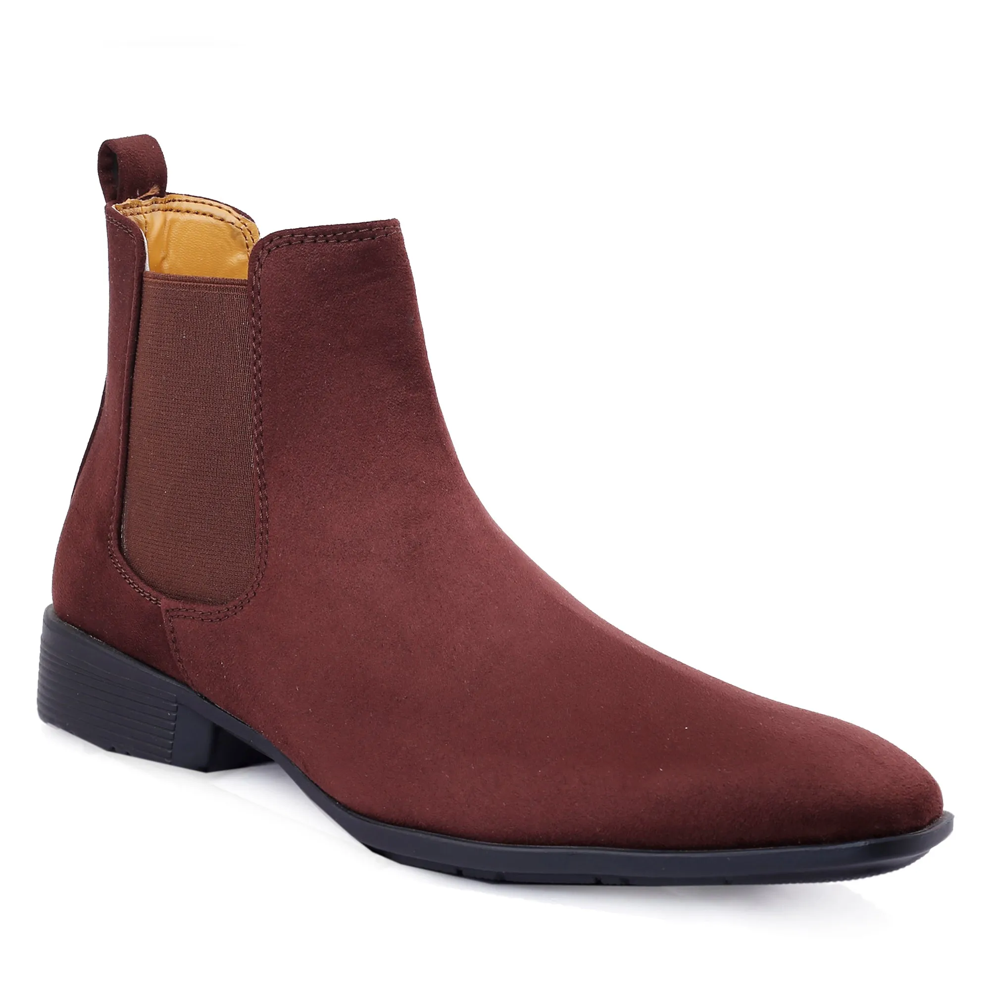 Bxxy's Vegan Suede Ultra Comfortable Slip-on Boots for Men