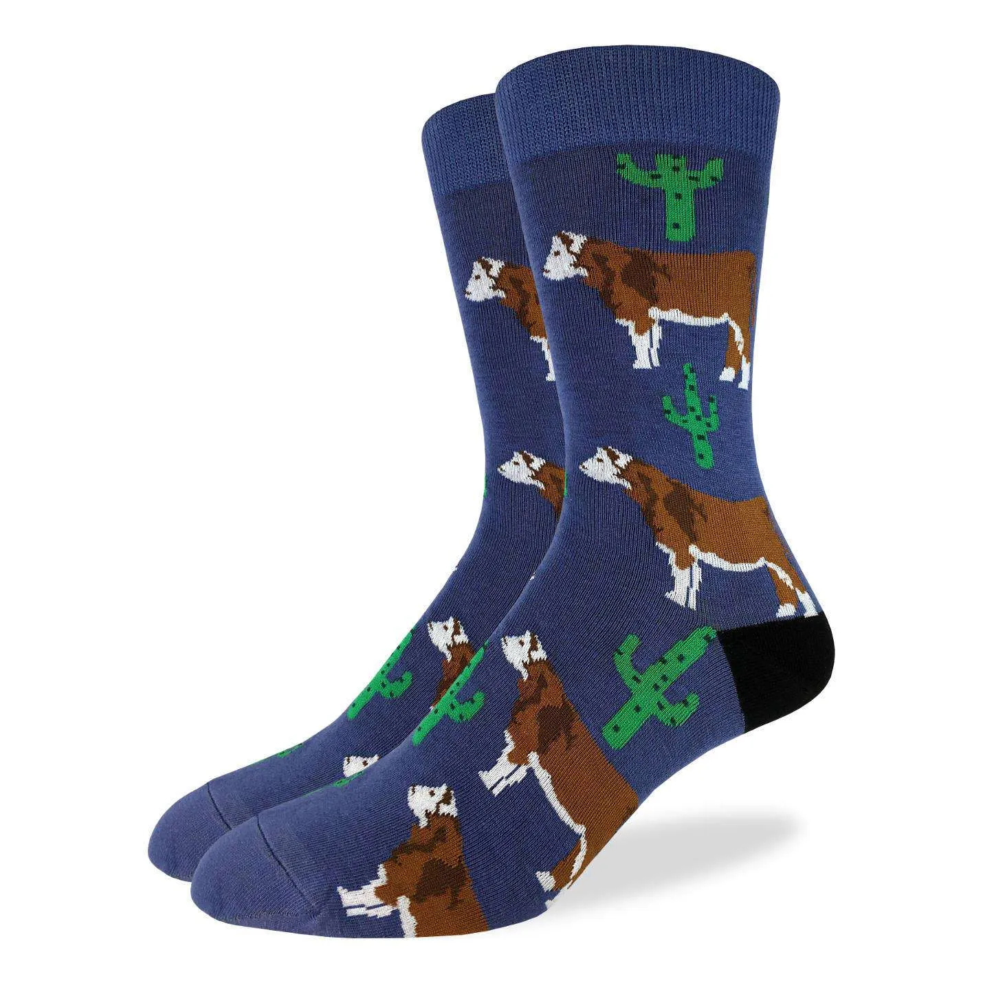 Cactus Cow Socks