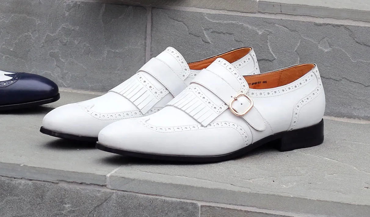 Calfskin Slip-On Shoe White