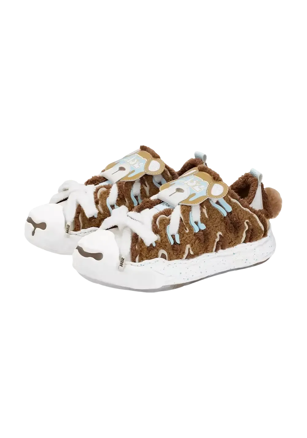 Canvas Cream Shoes - Teddy Bear