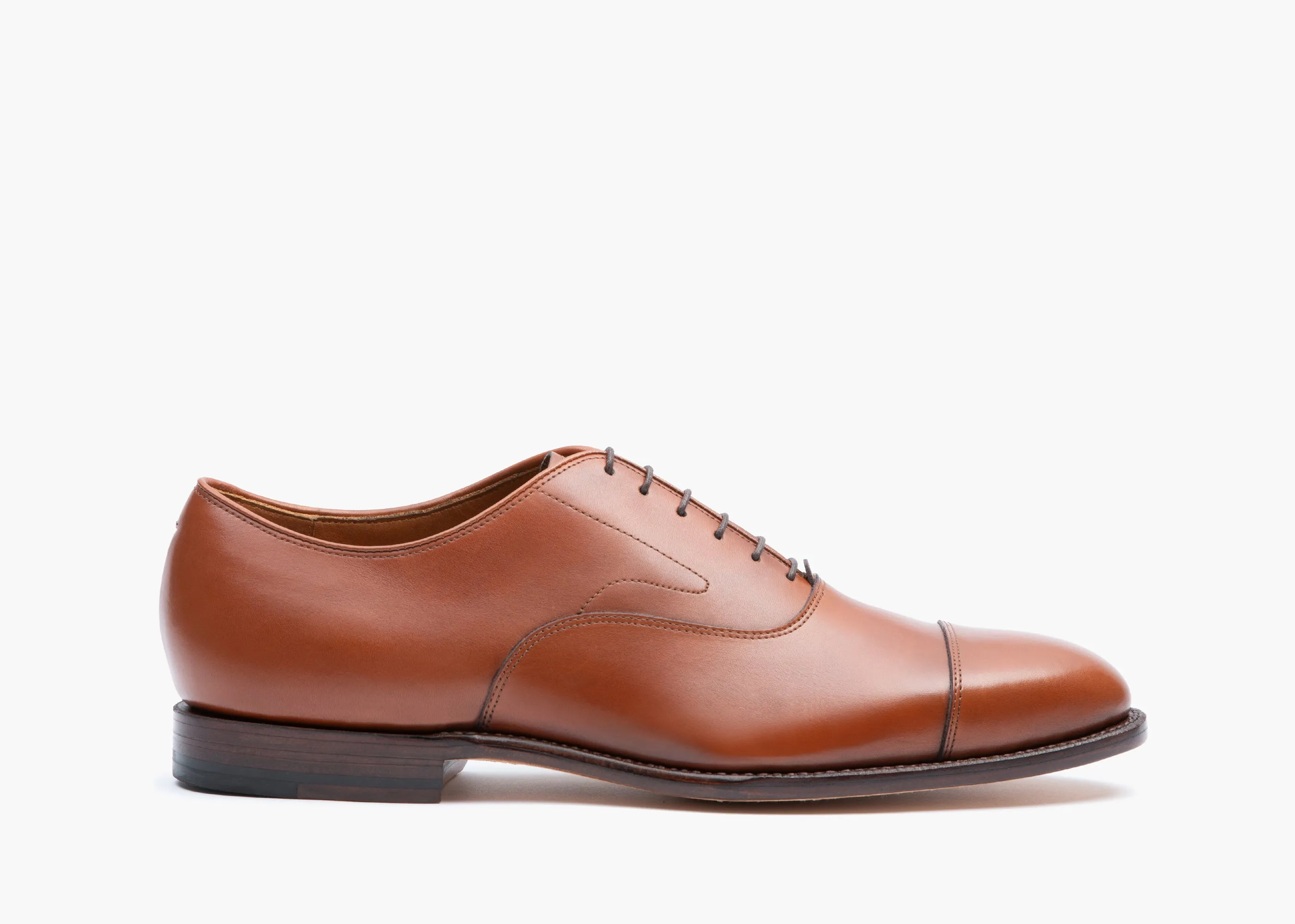 Cap Toe Oxford - British Tan