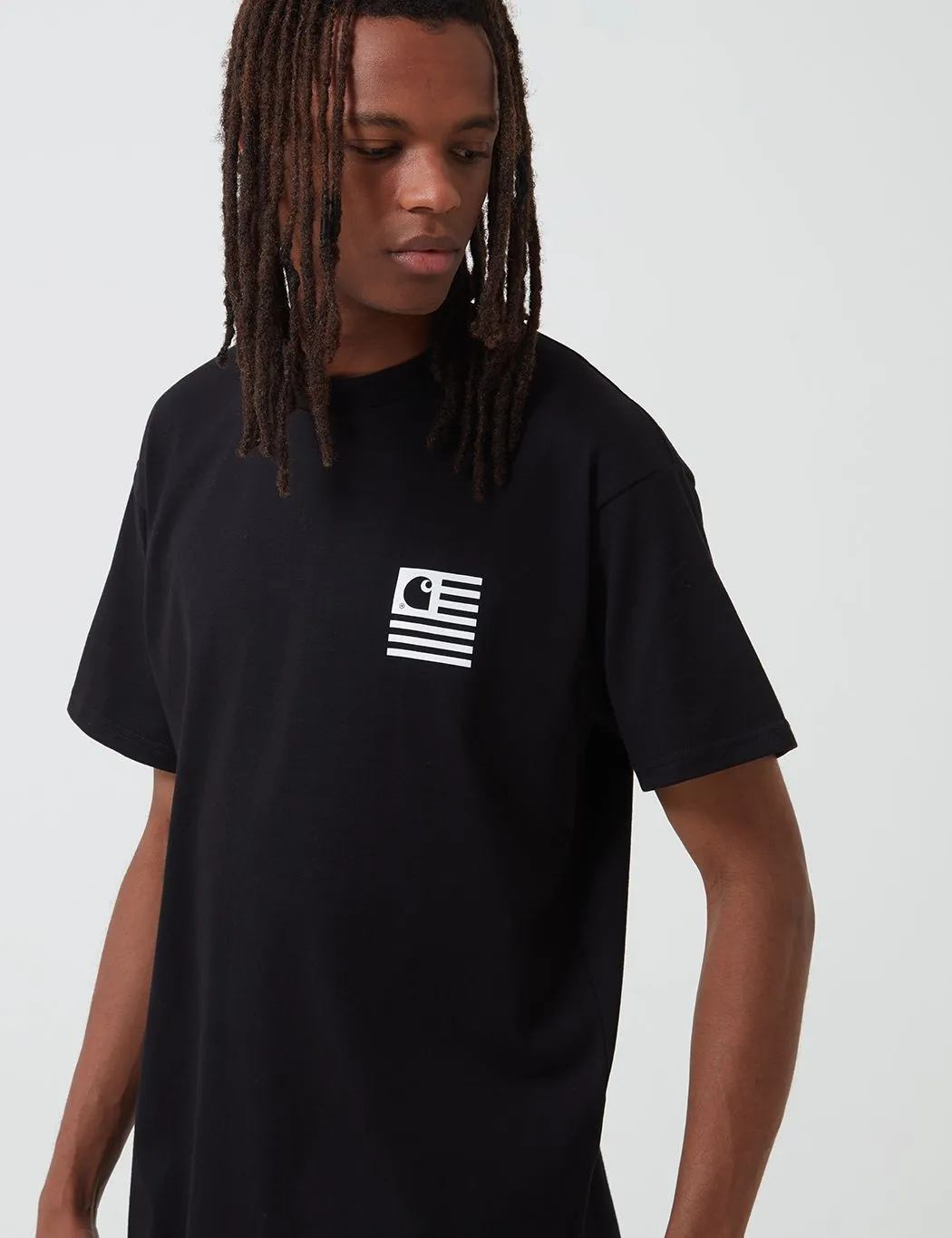 Carhartt-WIP State Chromo T-Shirt - Black