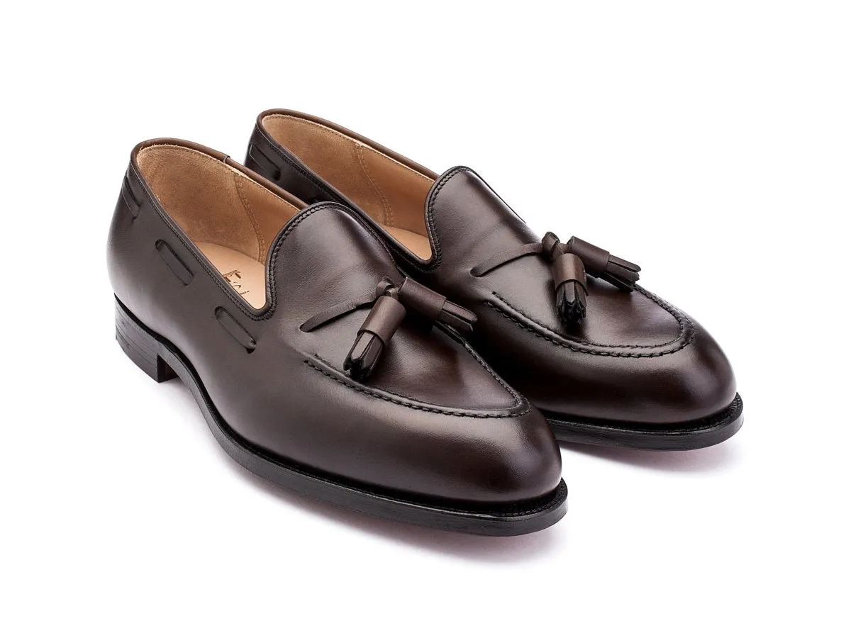 Cavendish Dark Brown Burnished Calf