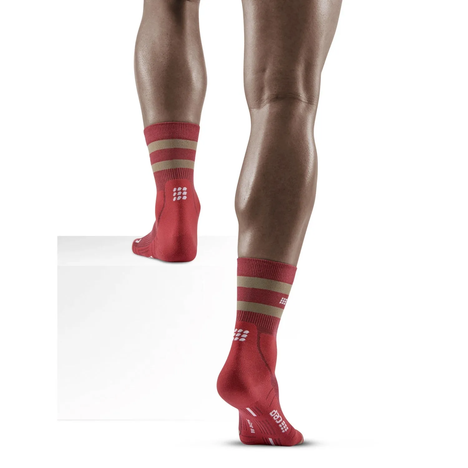 CEP Men's Hiking 80s Mid Cut Compression Socks