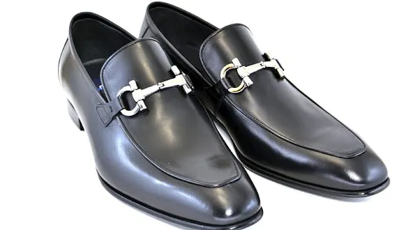 Corrente Calfskin Slip-On Loafer Black