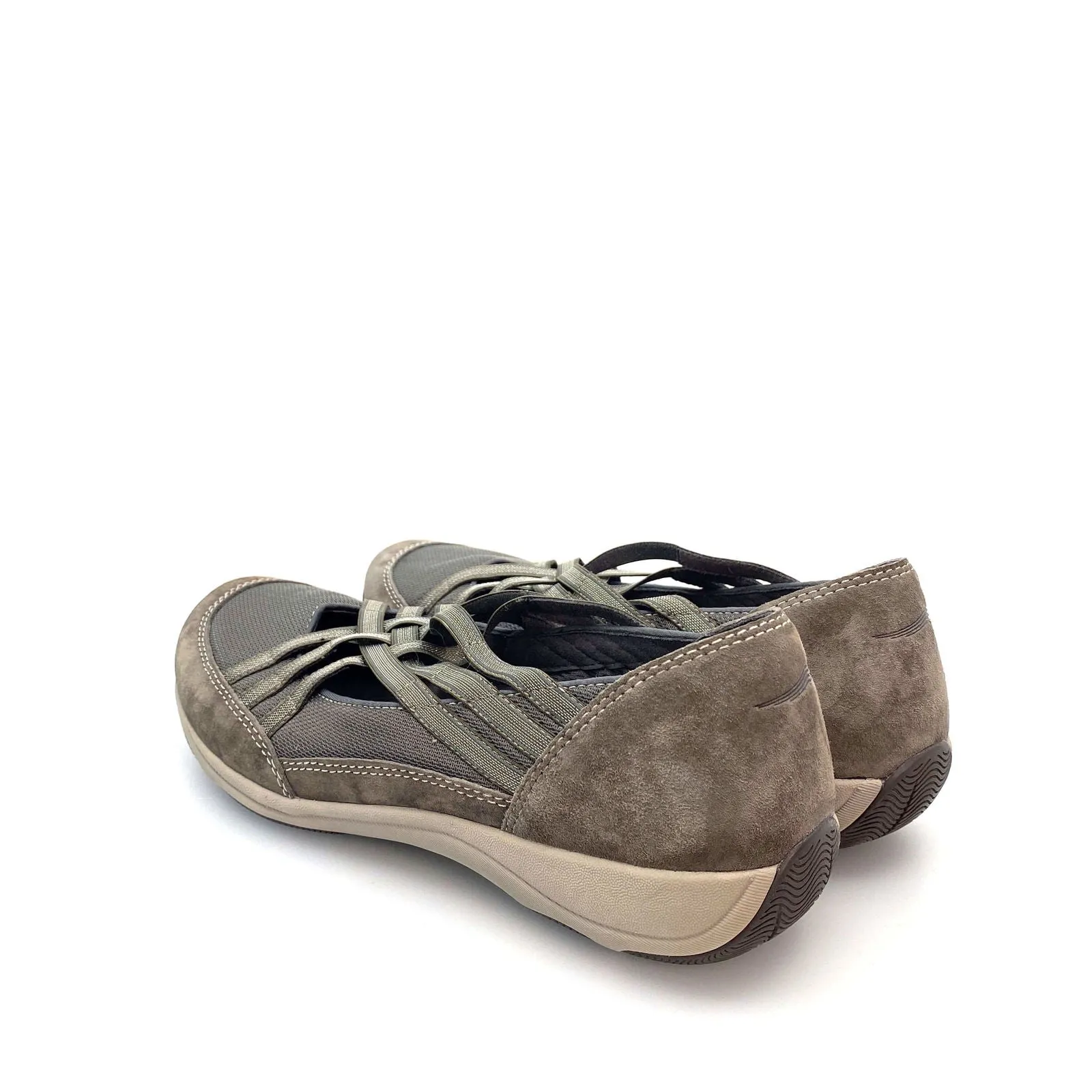 Dansko Womens Size 41 Gray Suede Metallic Hilde Comfort Shoes