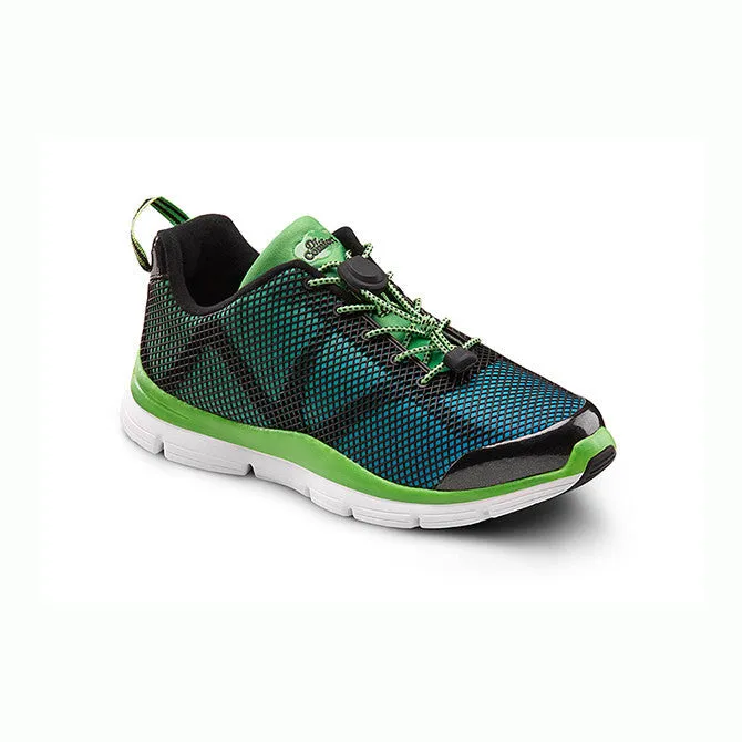 Dr. Comfort Women's Katy Athletic Shoes (Blue/Green)