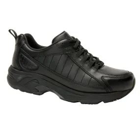 Drew Men's Voyager Leather Athletic Shoe Black