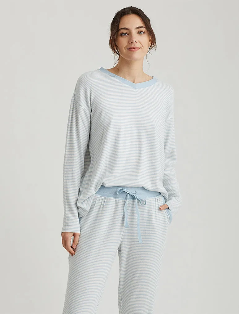 Feather Soft V-Neck Top and Jogger