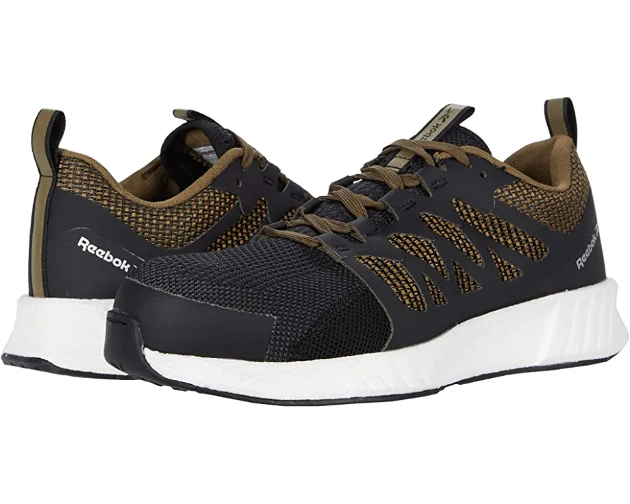 Fusion Flexweave Cage Composite Toe Reebok Work Sneakers, Brown