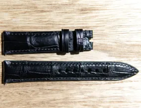 Genuine Alligator Strap - Black