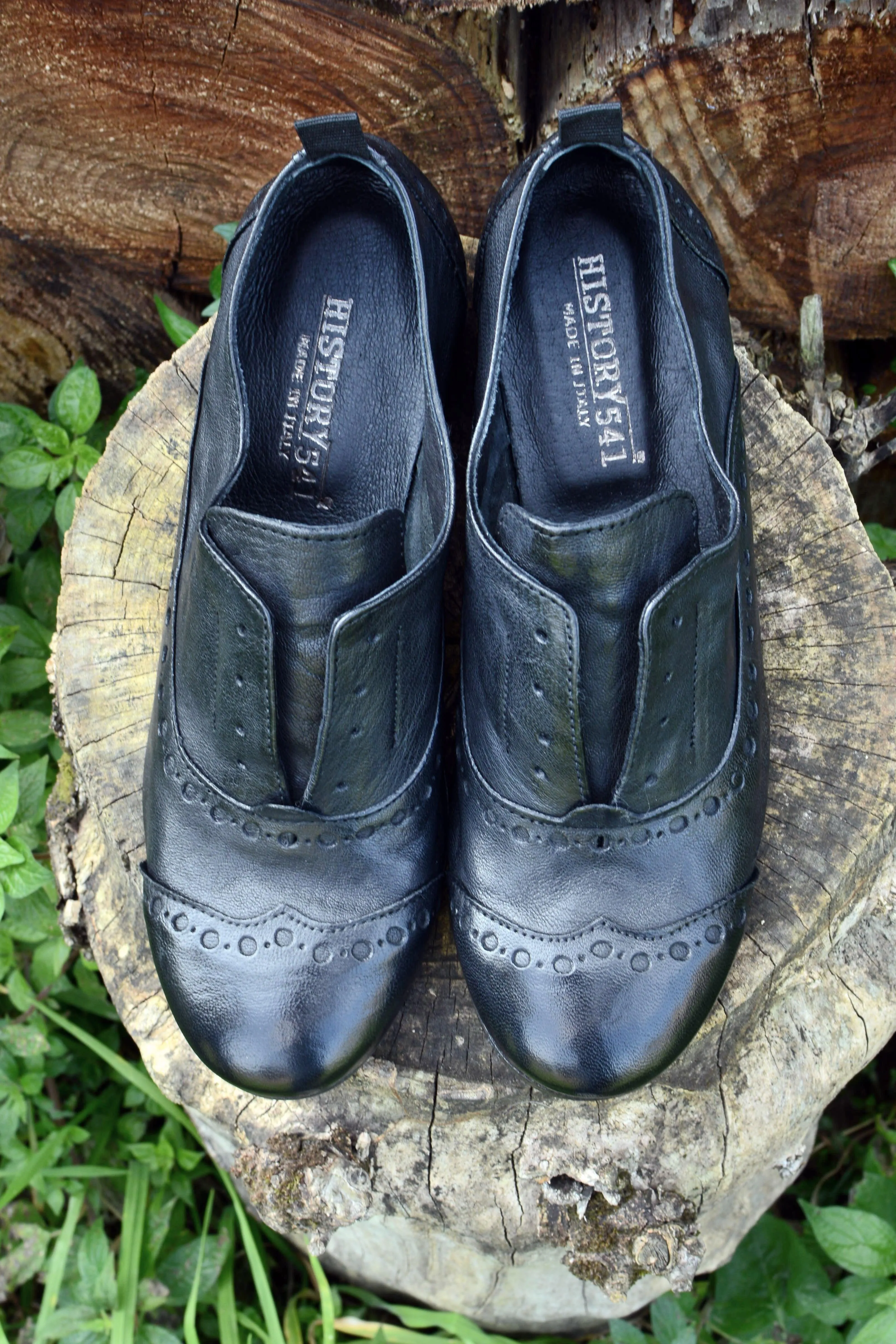 GIUSY 070 - Texas Leather SHOES BLACK