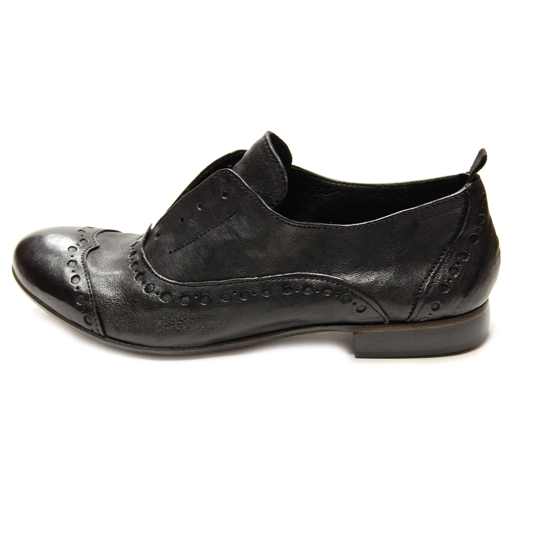 GIUSY 070 - Texas Leather SHOES BLACK