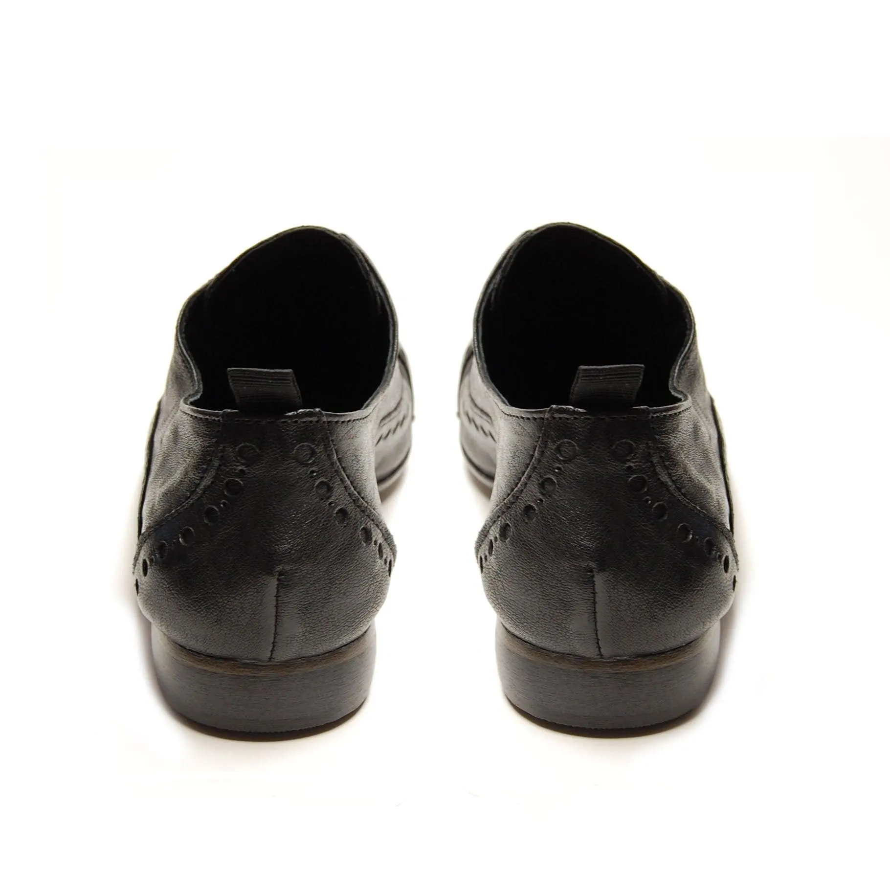 GIUSY 070 - Texas Leather SHOES BLACK