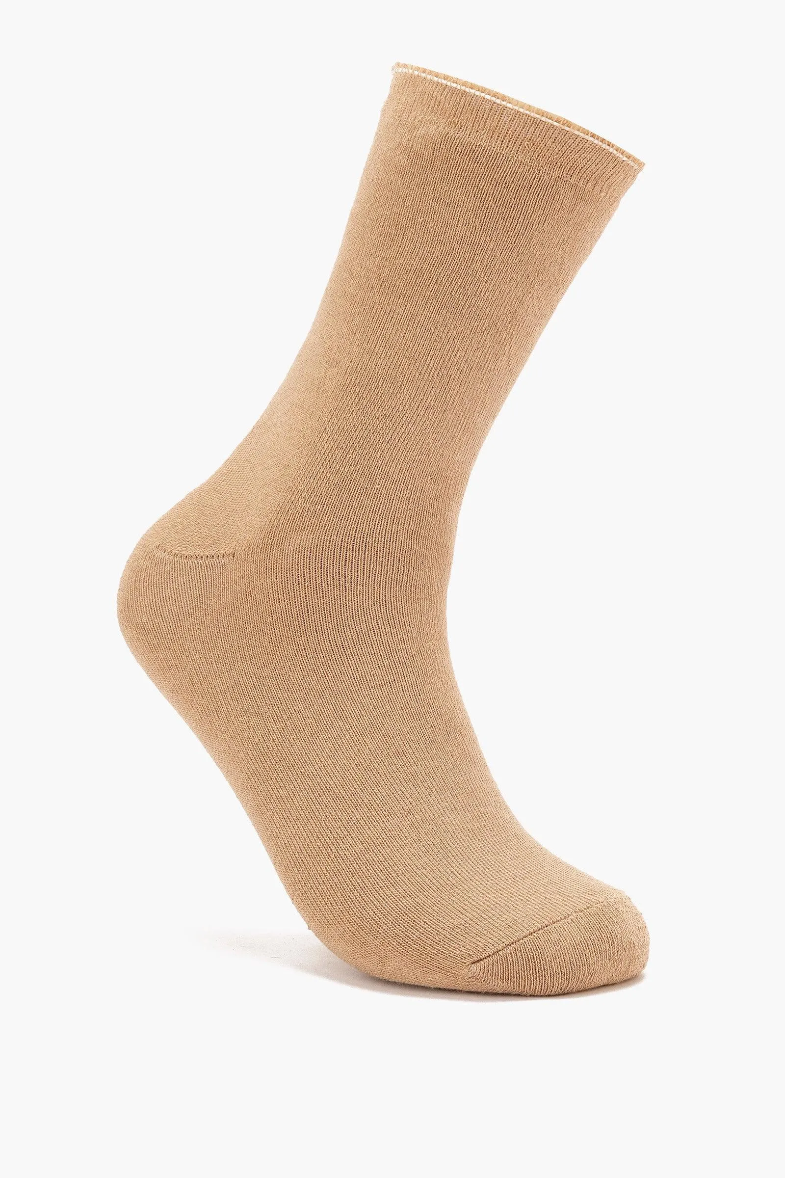 High Ankle Solid Socks