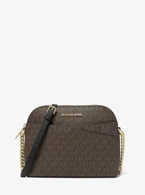 Jet Set Travel Medium Logo Dome Crossbody Bag | 55574