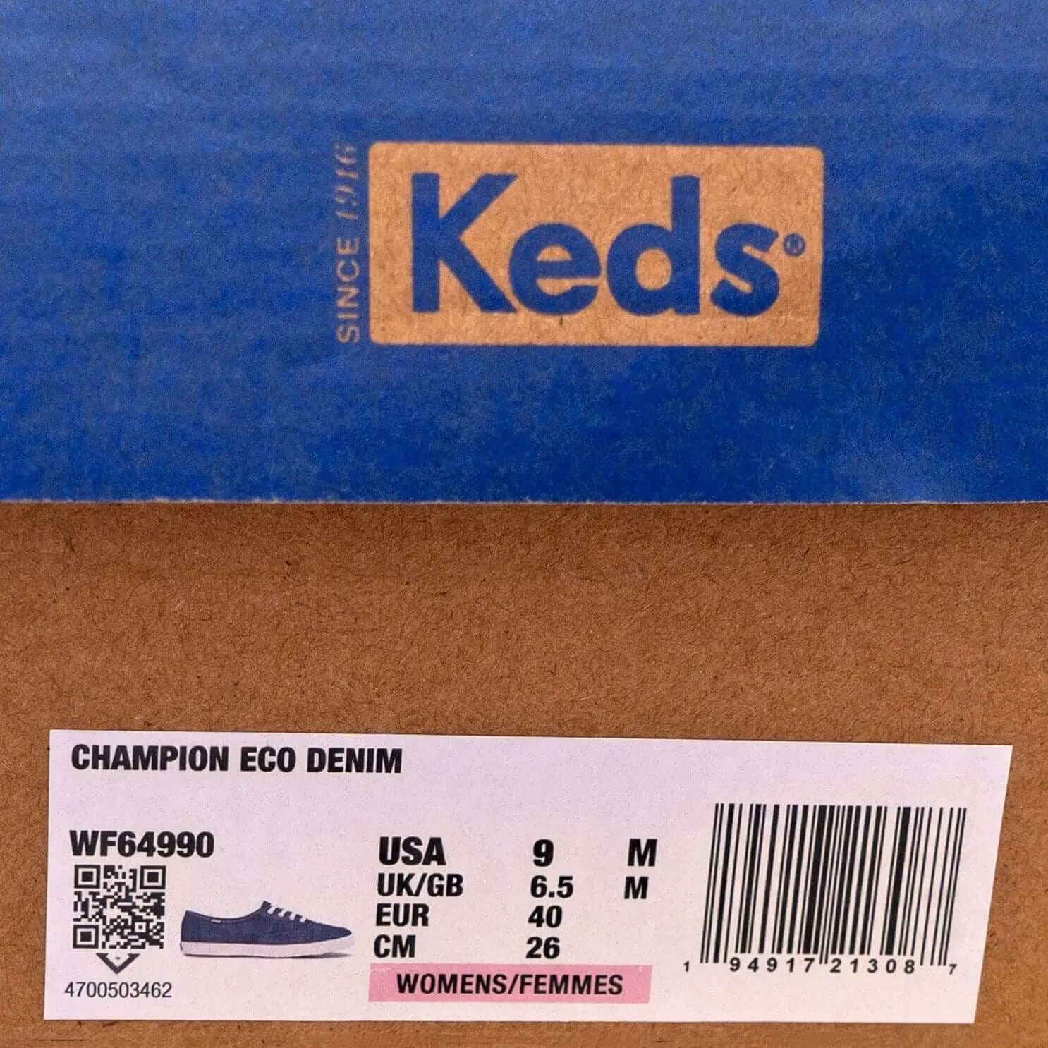 Keds Shoes Eco Denim Canvas Lightweight Trainers