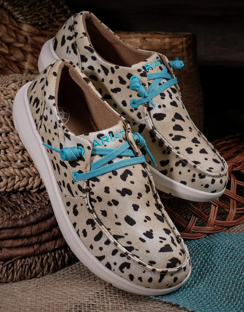 Ladies Hilo Washed Animal Print Shoe 10044592