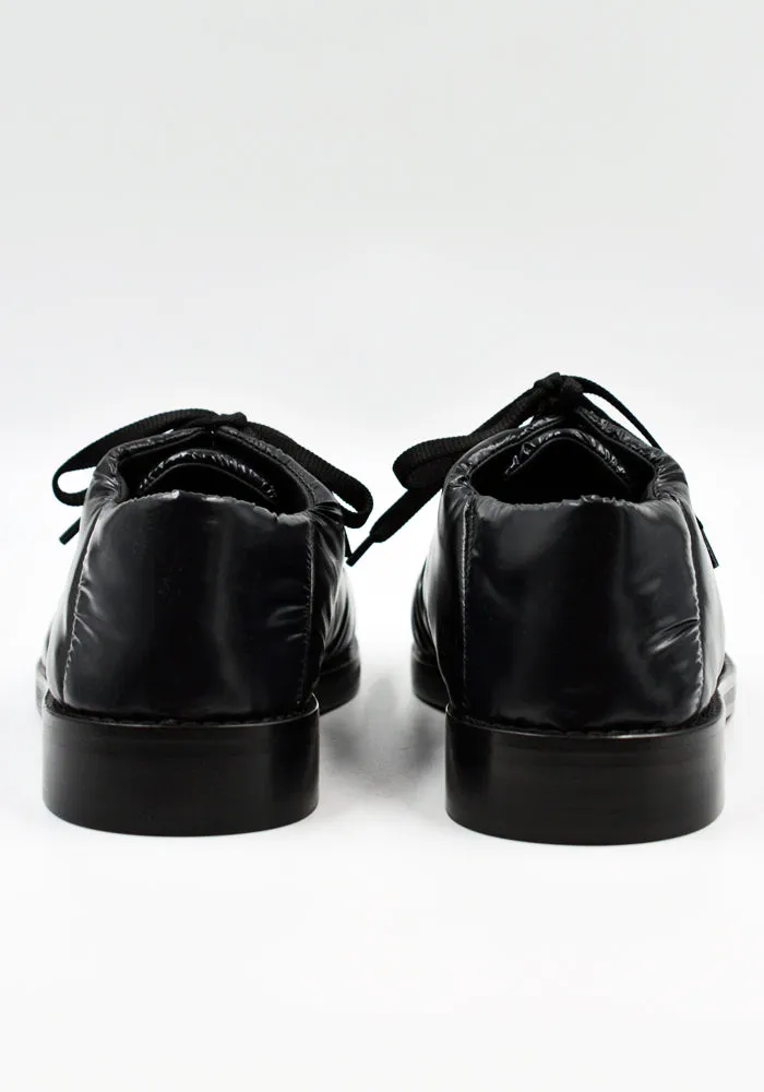 MARNI ALMR003403 PUFFY PADDED NYLON LACED SHOES BLACK