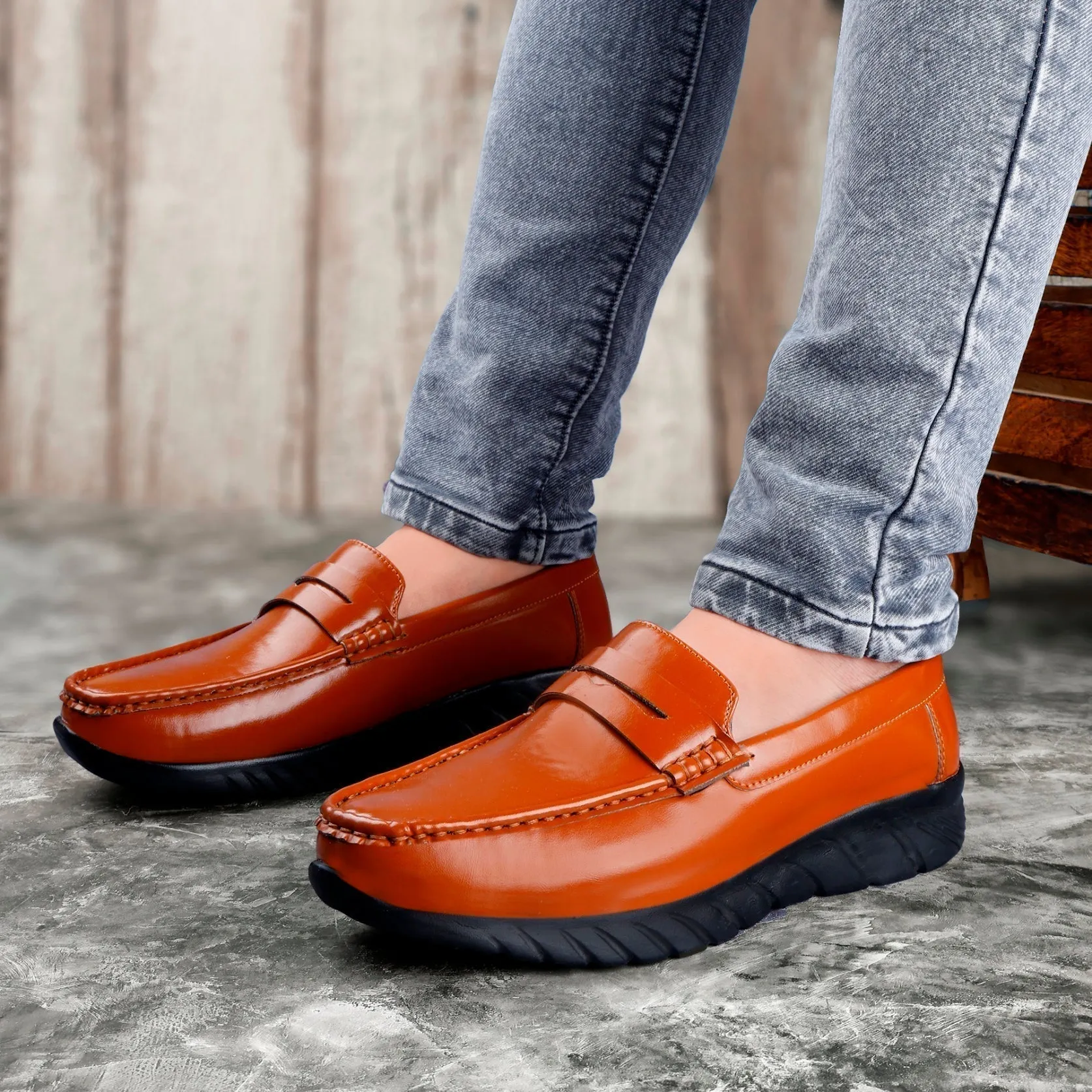 Men's Casual Slip-On Loafers And Outdoor Shoes